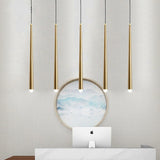 Brushed Brass Round Chandelier