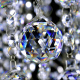 Large Raindrop Crystal Chandelier Ball Shape
