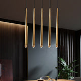 Brushed Brass Round Chandelier