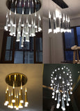 Long Drop Meteor Chandelier