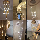 Long Drop Meteor Chandelier