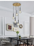 Modern Glass Chandelier