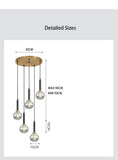 Modern Glass Chandelier