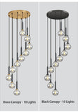 Modern Glass Chandelier