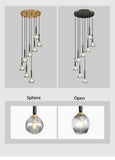 Modern Glass Chandelier