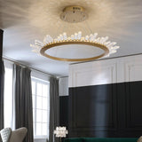 Round Crystal Polygonal Chandelier