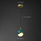 Blue tulip pendant lighting