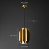 Fashion all copper bar 1-light Chandelier