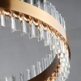 Hanging Crystal Circle Lighting