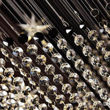Spiral Meteor Shower Crystal Raindrop Chandelier - Staircase Chandelier