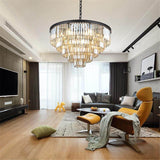 Multi-Tier Crystal Chandelier